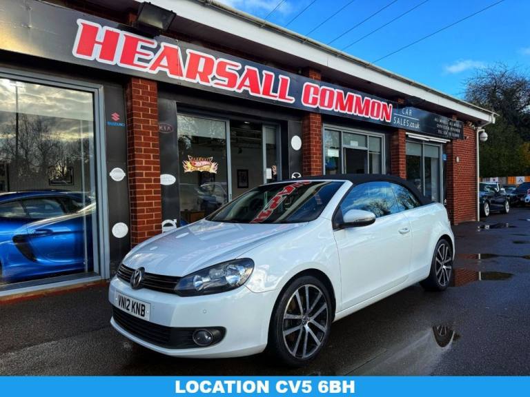 2012 12 VOLKSWAGEN GOLF 2.0 TDI BLUEMOTION TECH GT CABRIOLET 2DR DIESEL MANUAL E