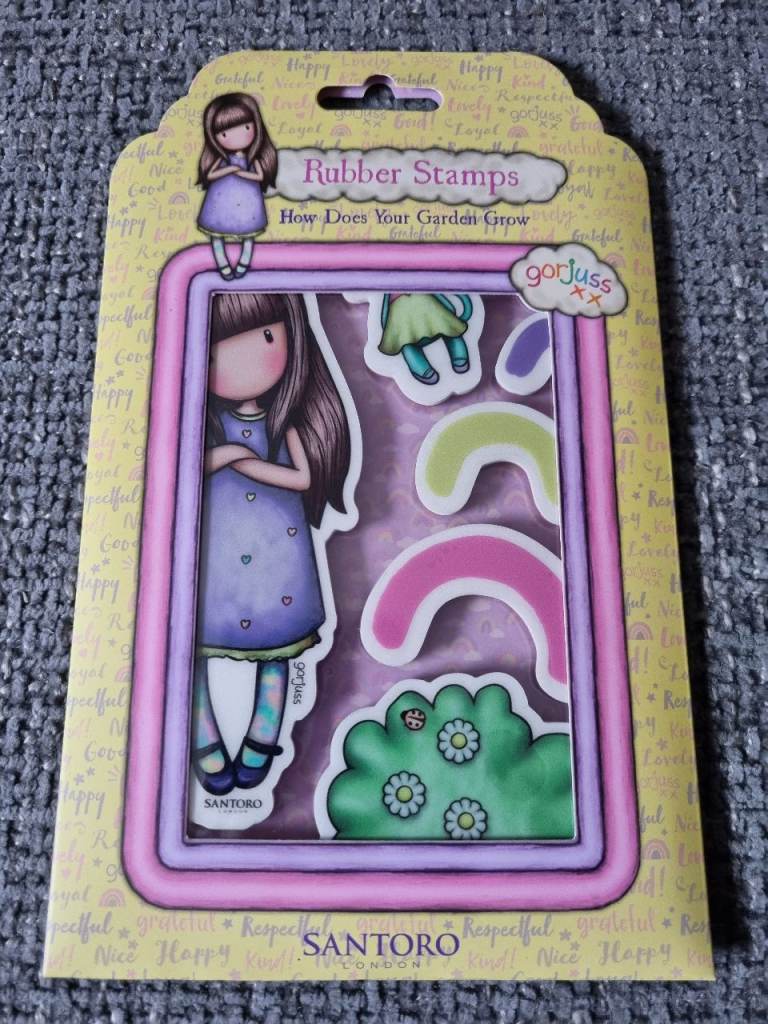 Santoro Gorjuss How Does Your Garden Grow stamps - BNIP