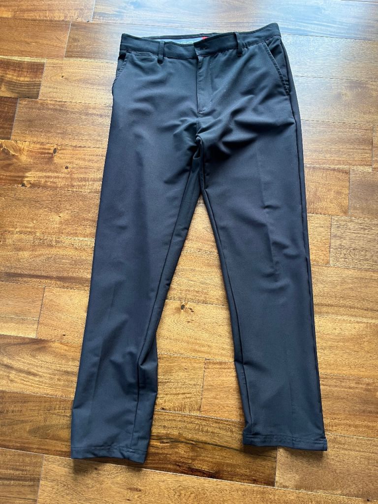 Slazenger Men’s Golf Trousers Black 32” W 31” L Good Condition 