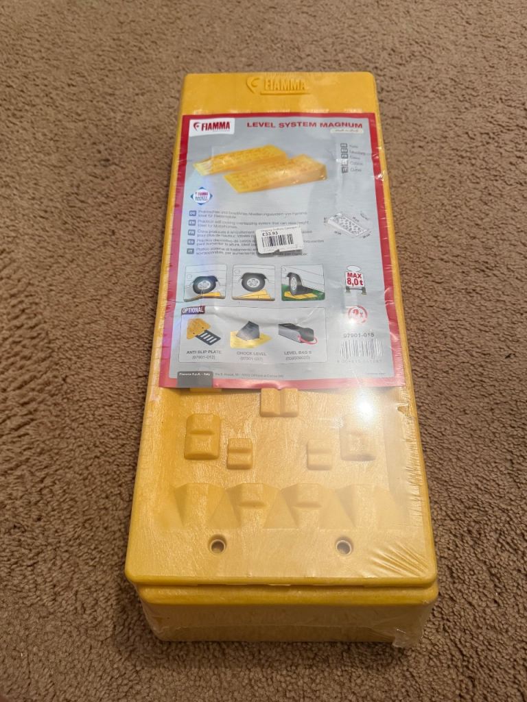 New caravan/motorhome wheel ramps