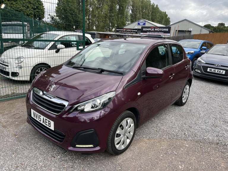 2015 Peugeot 108 1.0 VTi Active Hatchback 5dr Petrol 2 Tronic Euro 5 Euro 5 (68 ps) Hatchback Pet...