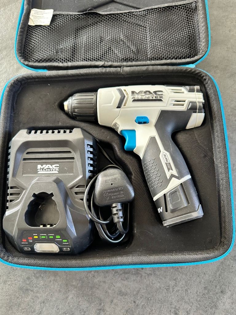 MAC Allister Drill with Lithium Battery