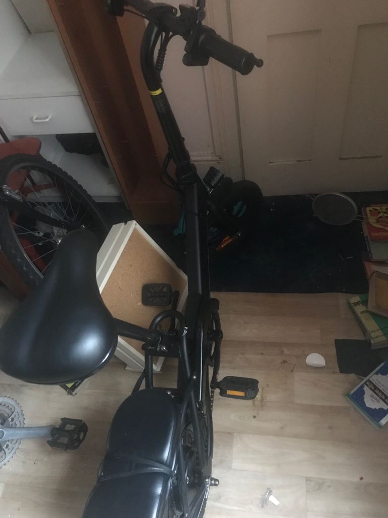 dyu c3 electric bike 14 inch tyre pedal assist and throttle 