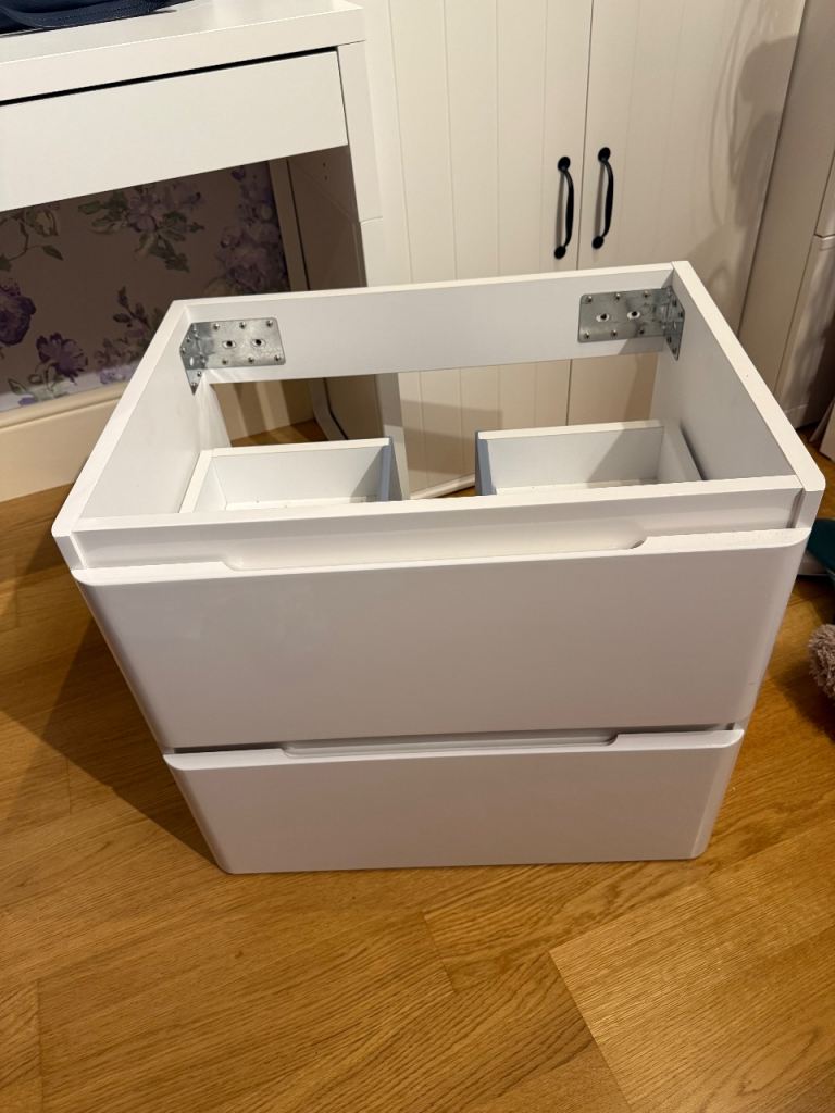 Bathroom washbasin cupboard (wall hung)