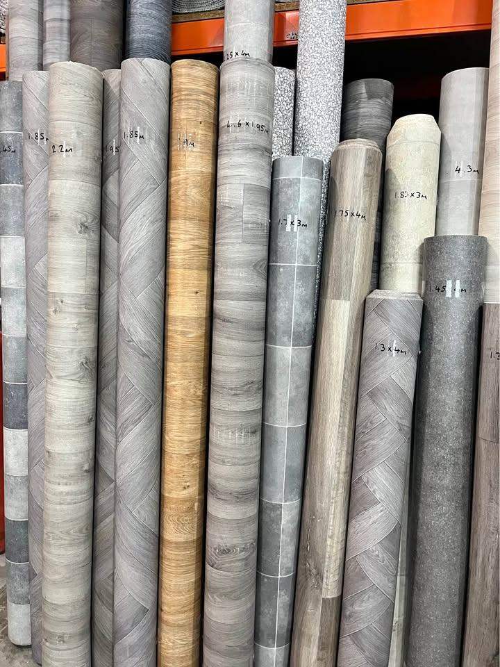 Rolls of Flooring - Various Designs and Sizes