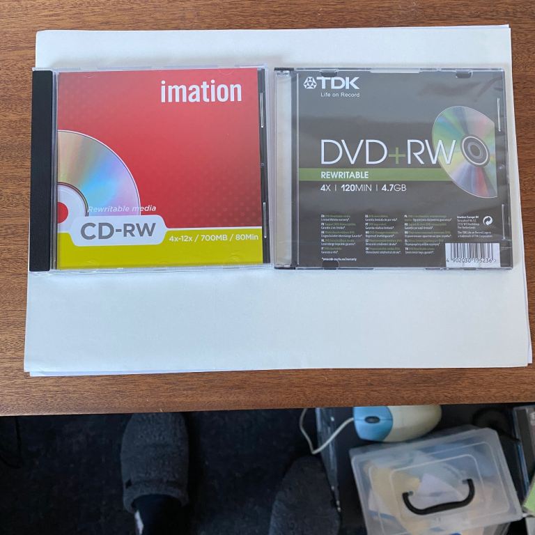 Rewritable CD-DVD quantity  10