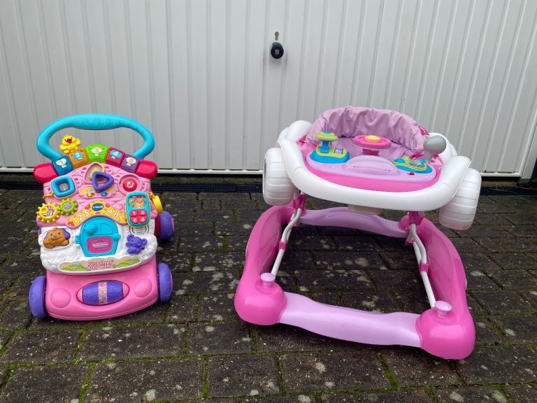 Sit in baby car Walker & VTech activity push along baby Walker 