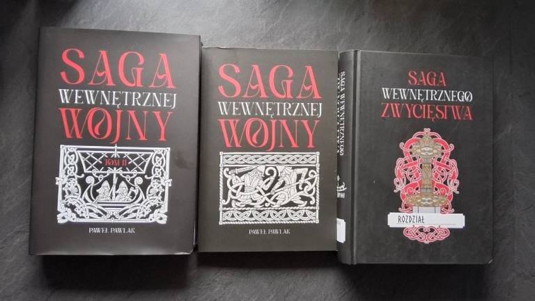 SAGA WEWNĘTRZNEJ WOJNY 3X BOOKS TOM 1 AND TOM 2 PAWEŁ PAWLAK