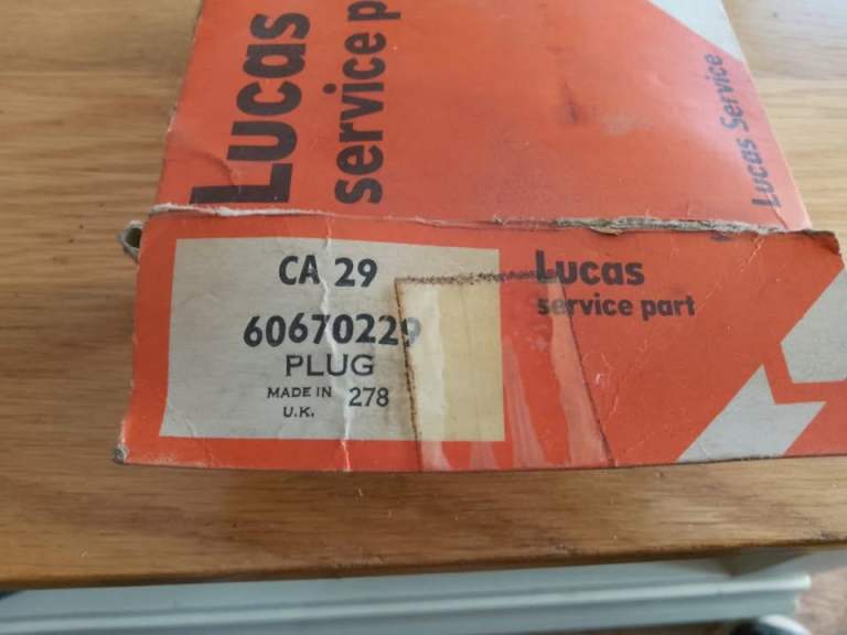 New Genuine Lucas 7 Pin Metal Towing Plug  
