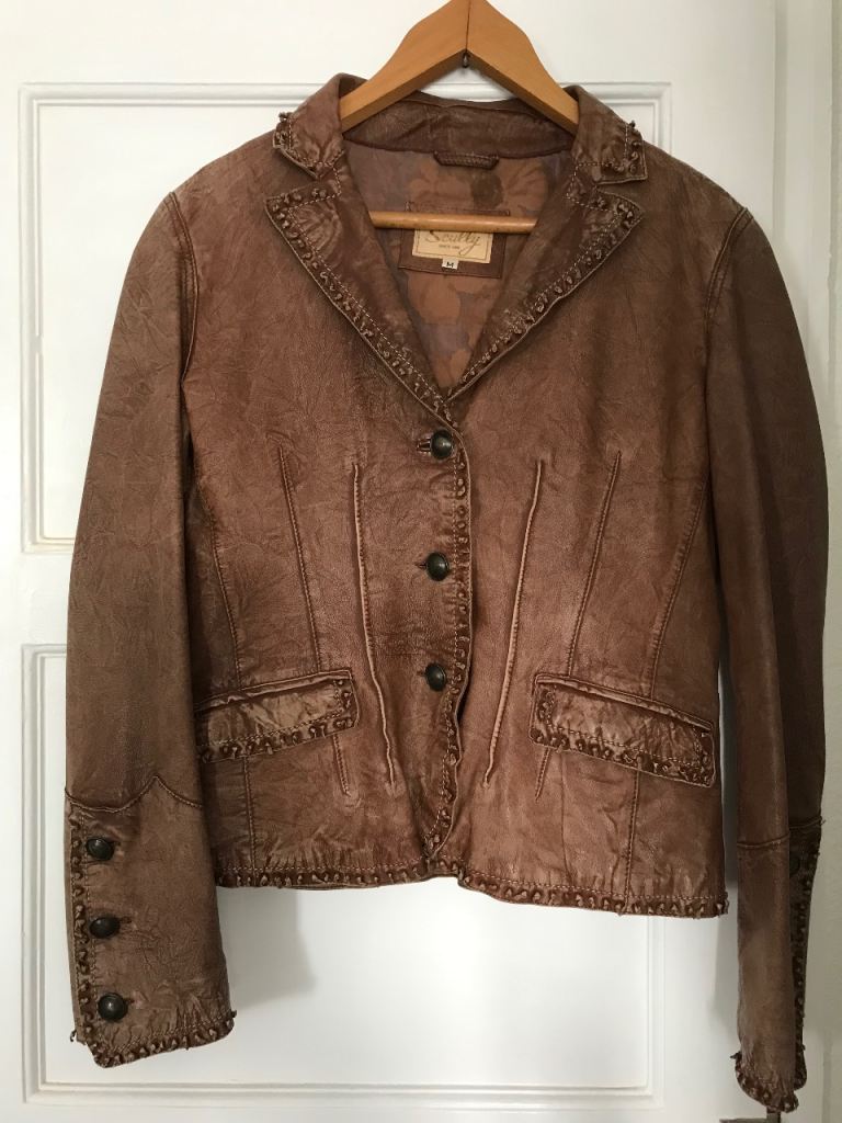 Scully leather western jacket Size M like new. Ideal gift.