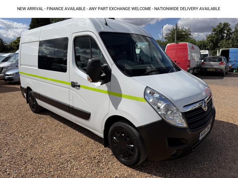 2018 Vauxhall Movano 2.3 CDTi 3500 Panel Van 5dr Diesel Manual FWD L2 H2 Euro 6 (130 ps) Panel Va...
