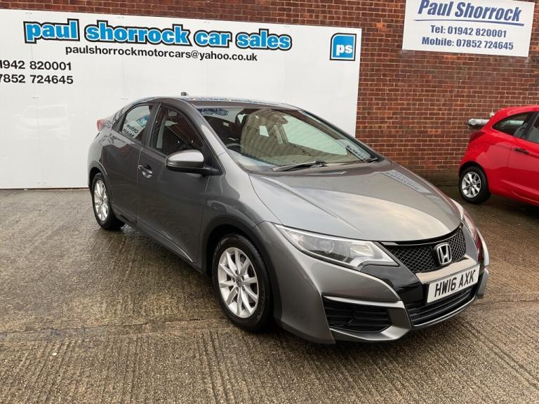2016 Honda Civic 1.6 I-DTEC S 5DR Manual Hatchback Diesel Manual