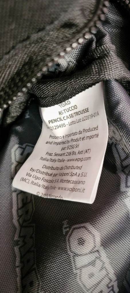 Super Mario Toad Pencil Case