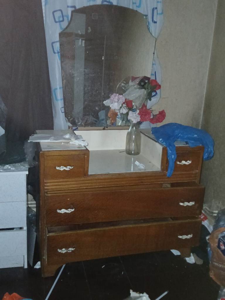Dressing table and drawers