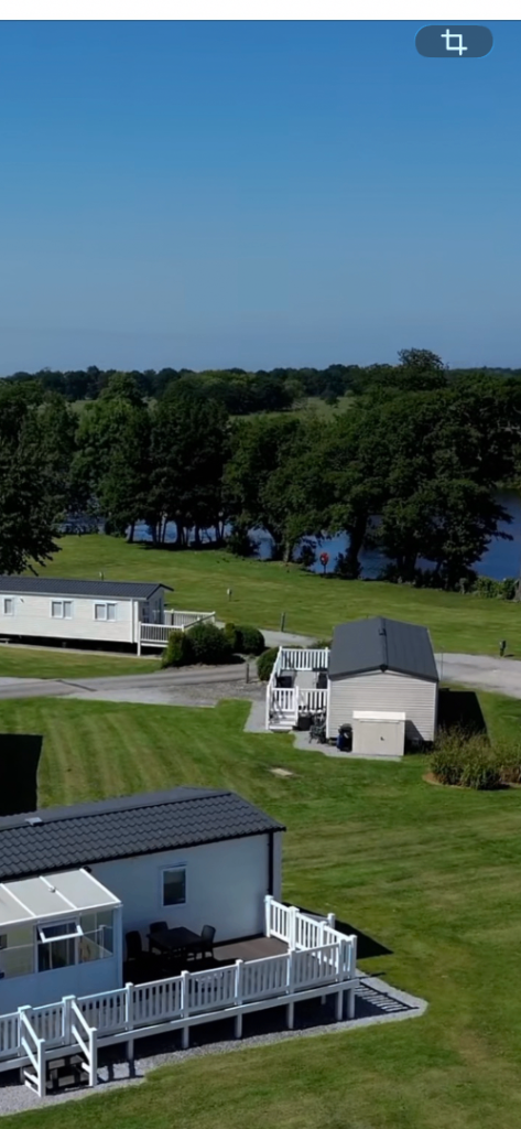 Static caravan on 5*Burton Constable Holiday Park. Prime lakeside pitch