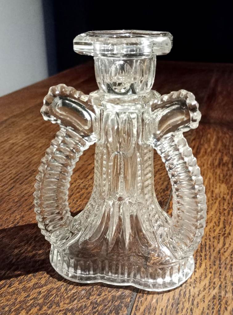 Vintage Glass candle holder