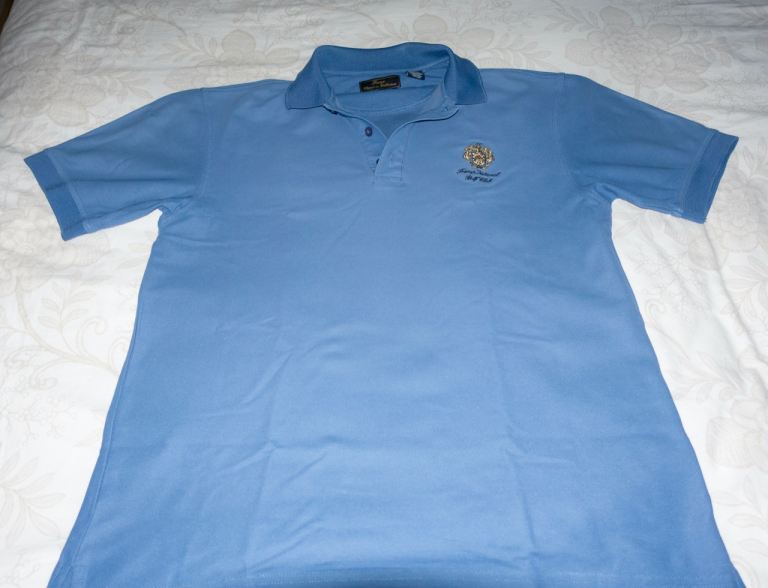 Mens Blue Trump National Golf Club Polo Shirt