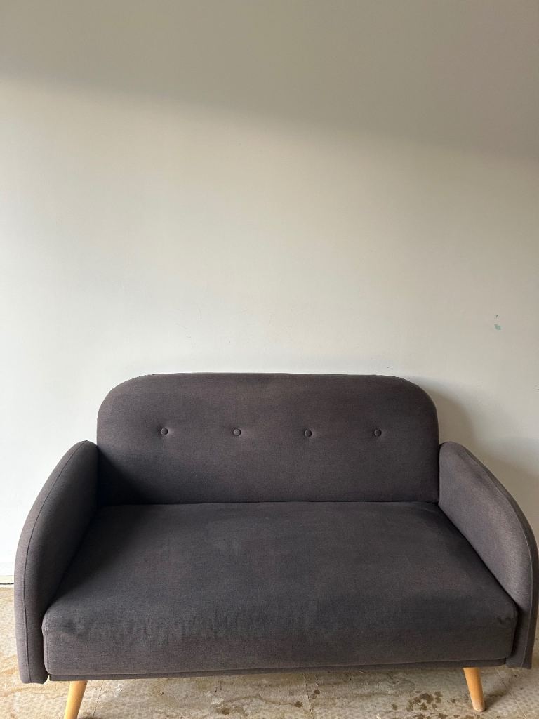 Free Argos Home 2 Seater Charcoal Sofa 