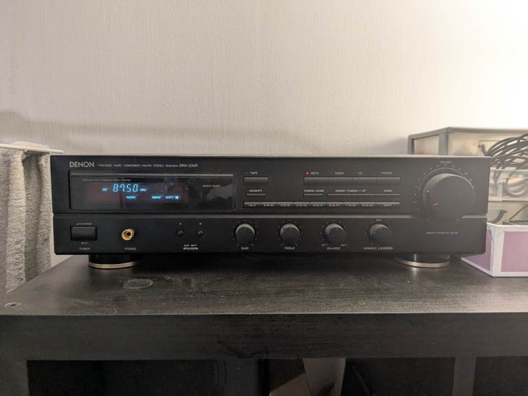 DENON DRA-325R AM/FM Stereo Receiver – Good Condition