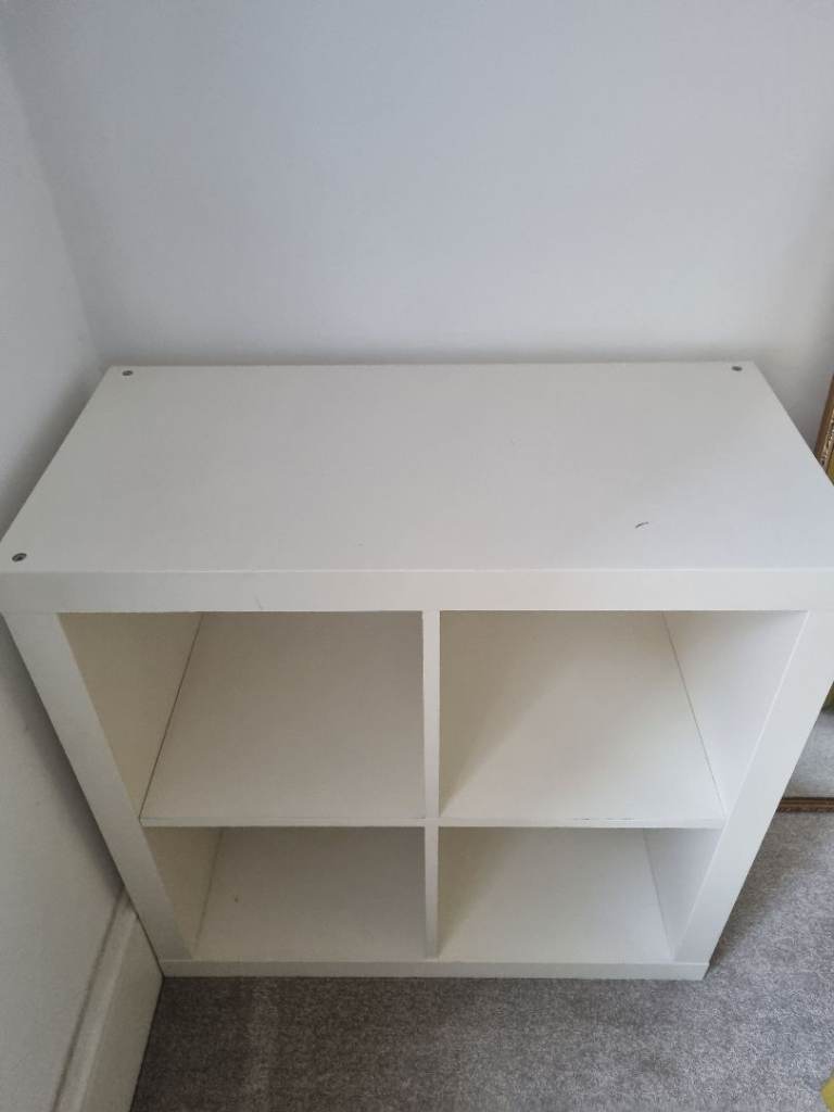 Ikea white shelving unit