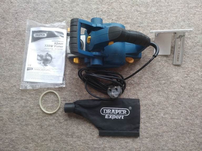 Draper Expert 720W 240v 82mm Electric Planer
