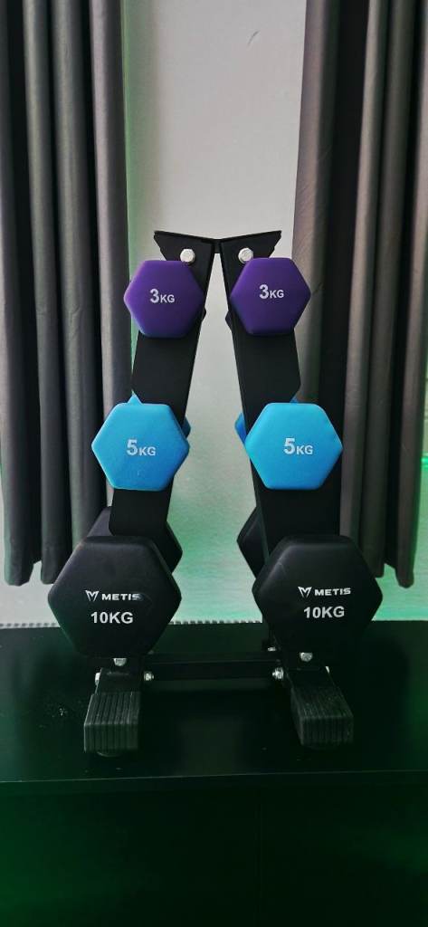 🏋🏼‍♂️💪🏼 MINT CONDITION METIS Dumbbell Rack Set