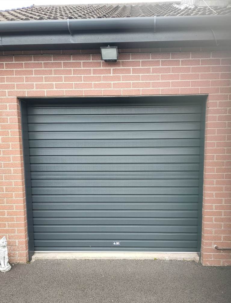 Electric and Push button roller garage door