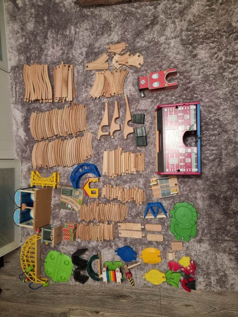 Wooden Train Set