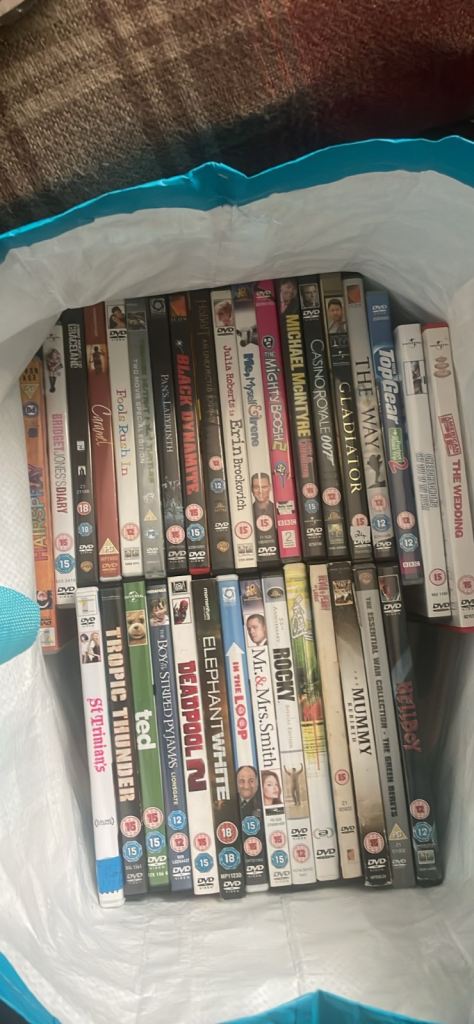 35 joblot DVDs