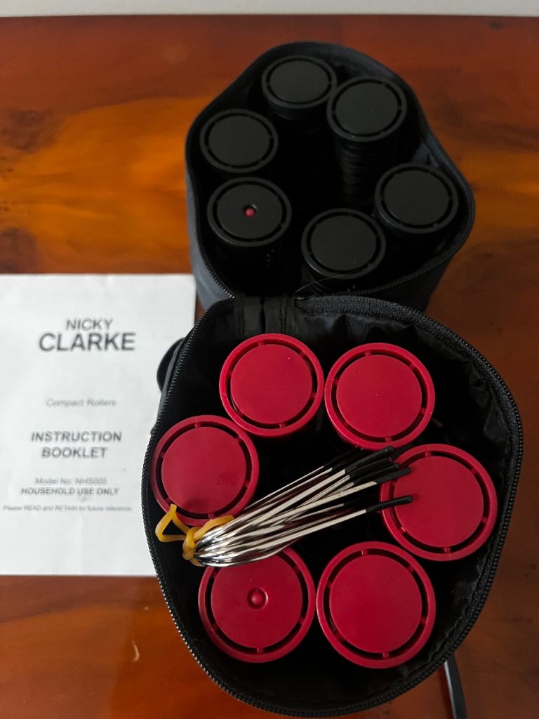 Nicky Clarke Compact Hair Rollers – Good Condition