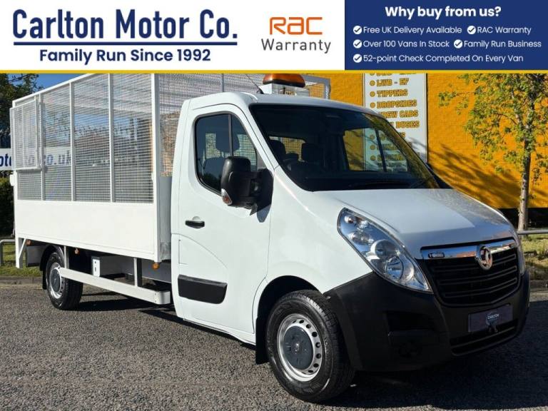 2018 Vauxhall Movano 2.3 CDTi 3500 L3 DROPSIDE  inch REFUGE CAGED BODY+ T/LIFT  inchEuro 6 (130  ...
