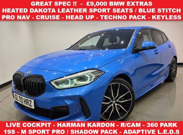 2020 70 BMW 1 SERIES 2.0 120D M SPORT HATCHBACK 5DR AUTO EURO 6 (S/S) (190 PS)
