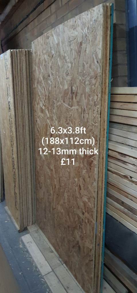 OSB Board Sheets for roof shed bar garage reclaim stored dry various sizes