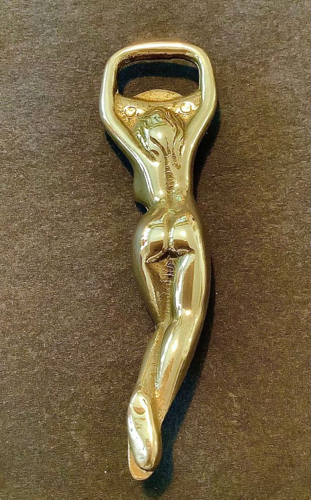 Brass vintage bottle opener