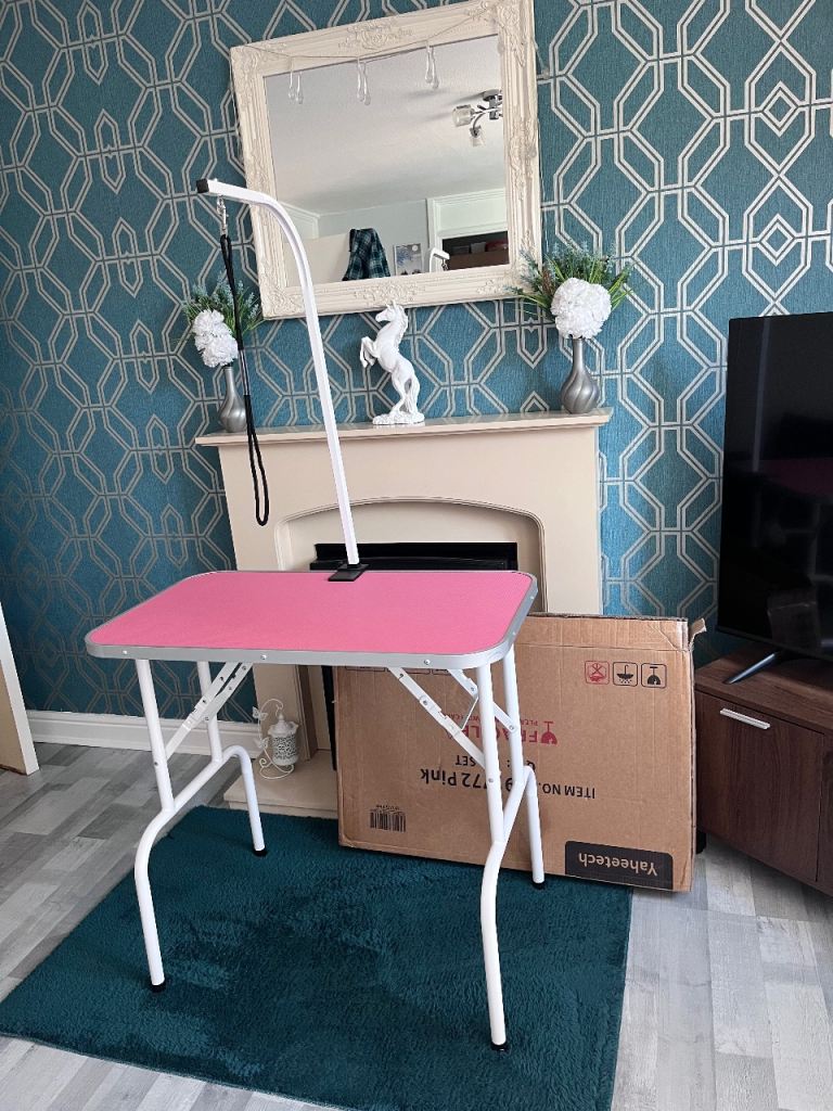 Dog grooming table 