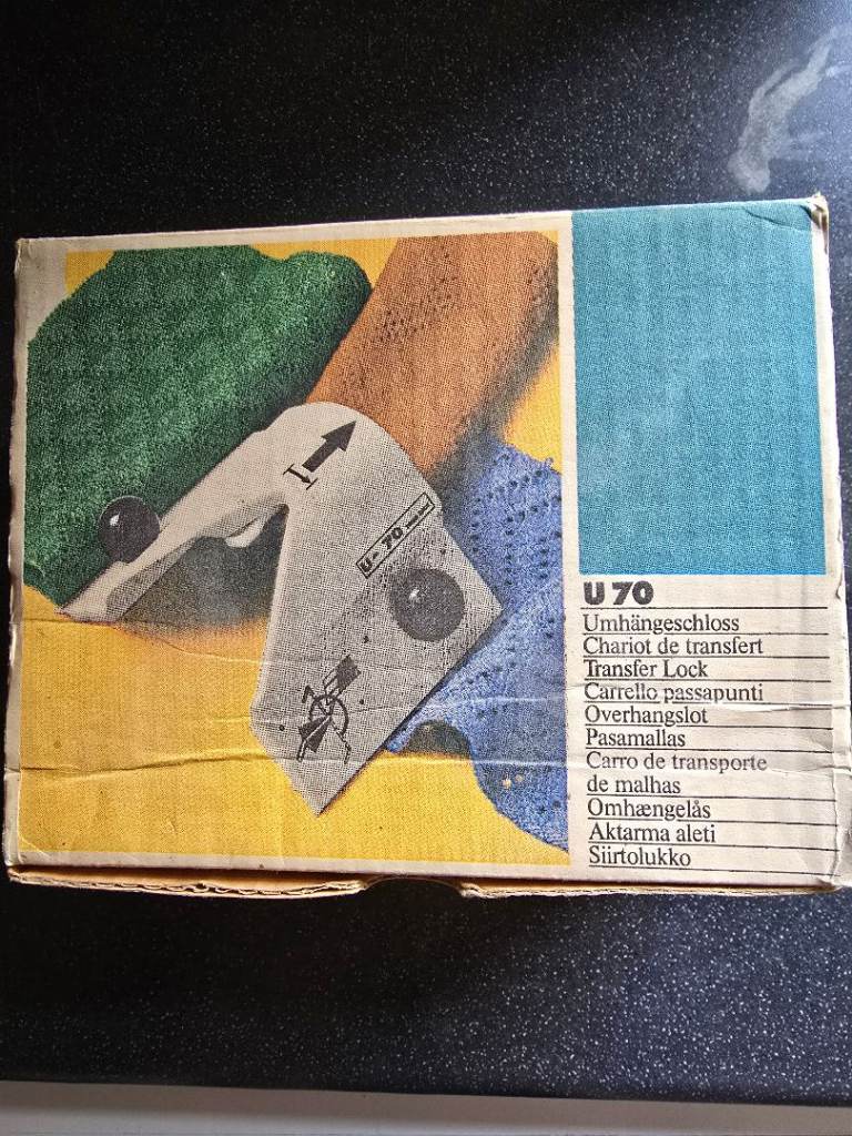 Passap U70 Transfer Lock Used In Box w/Instructions Excellent Condition