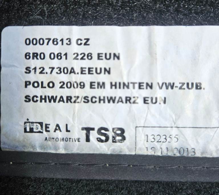 VW Polo / Skoda Fabia Car Mats - Very Good Condition