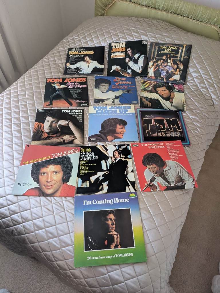 Tom Jones vinyl records collection