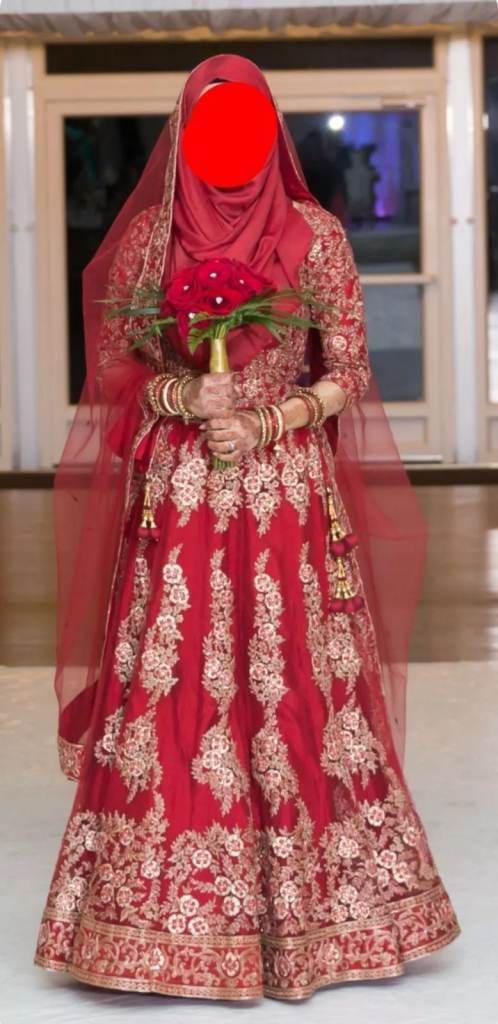 Bridal / Wedding Lengha + Dupatta & Hijab