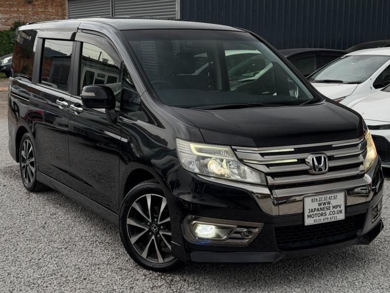 2014 Honda Stepwagon SPADA RK5 2L PETROL FACELIFT 8 SEATER AUTO 5 DOOR MPV CRUISE LEATHER BLACK M...