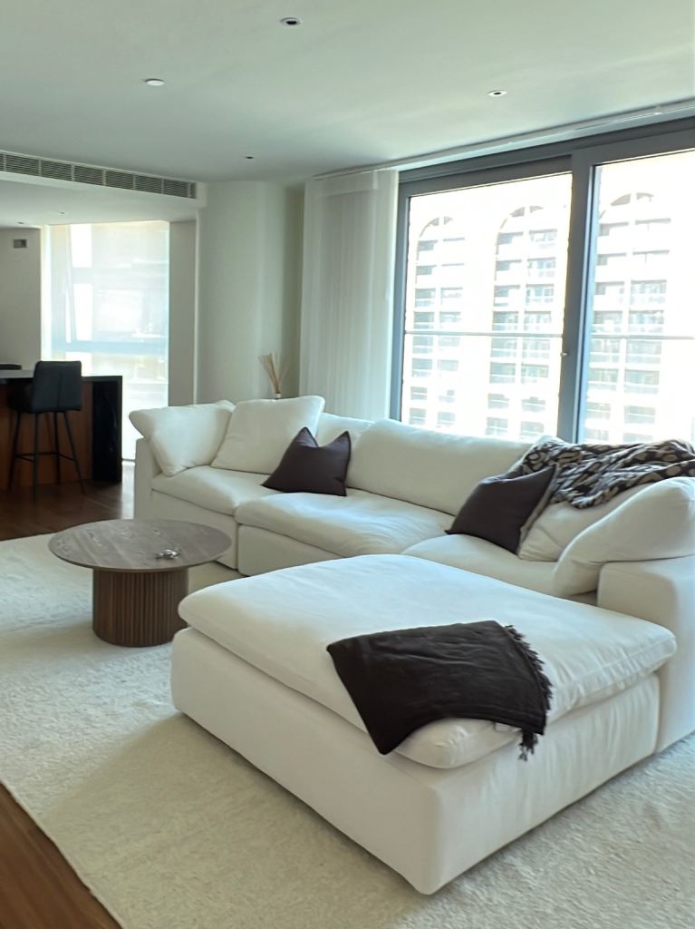 RH The Cloud 4 Piece Chaise Modular Sofa Luxe