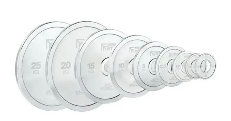 180 kg Mirafit Extra Thin  Steel Olympic Weight Plates