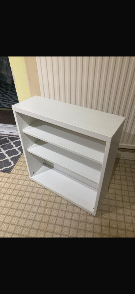 IKEA white book /dvd /cd shelves
