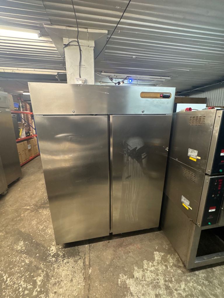 Commercial double door freezer like new fully serviced cafe shop restaurant 
