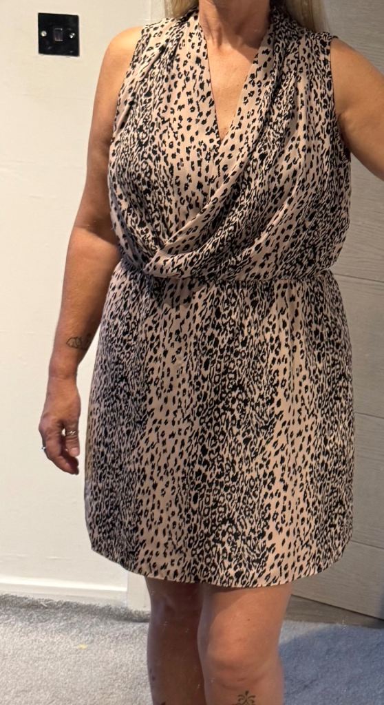 Ladies leopard print dress