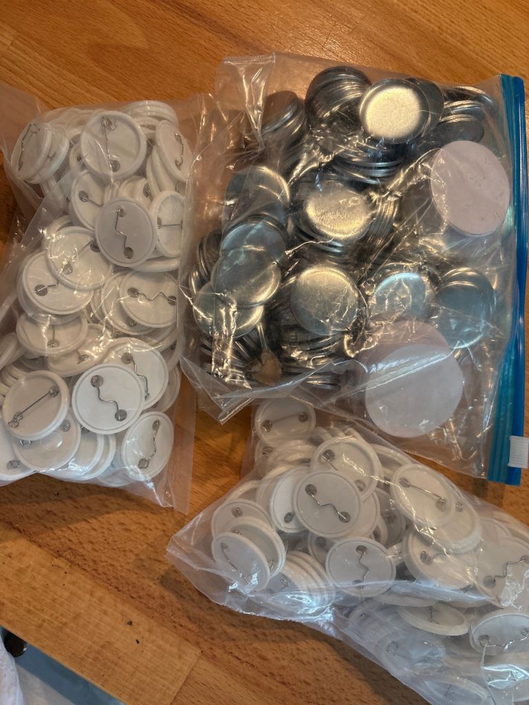 Badge making supplies mini buttons 3cm