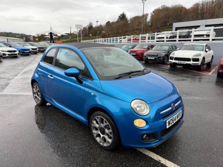 2015 FIAT 500C 1.2 S CONVERTIBLE with half leather, Y-spoke alloys, climate A/C
