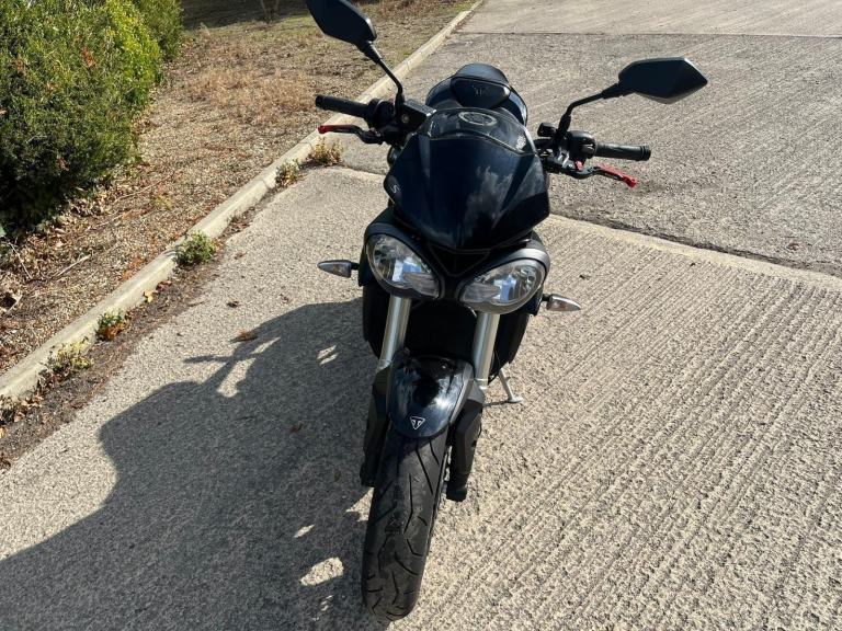 2017 17 TRIUMPH STREET TRIPLE S 765 NAKED BLACK 765S HISTORY HPI CLEAR