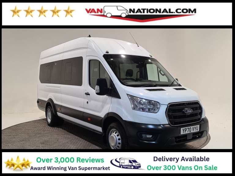 2020 Ford Transit 2.0 460 ECOBLUE LEADER L4 H3 17 SEAT XLWB 130 BHP MINIBUS Minibus Diesel Manual