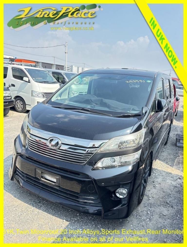 2013 Toyota Vellfire 2.4Z,Twin Moon Roof, 7 Seats, Auto MPV Petrol Automatic